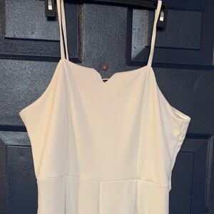 Elegant White Women's Jumpsuit